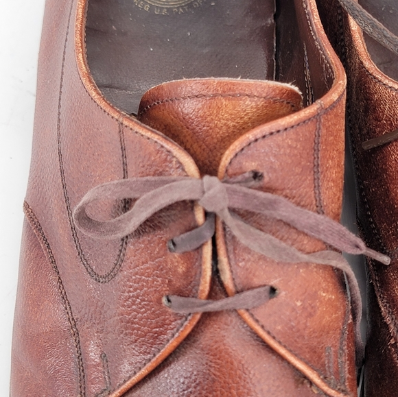 Florsheim 31872 Mens Size 10.5 A Narrow Brown Leather Blucher Derby Loafers main image 12